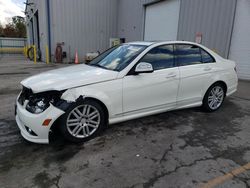 Carros salvage a la venta en subasta: 2008 Mercedes-Benz C 300 4matic