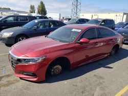 Salvage cars for sale at Hayward, CA auction: 2019 Honda Accord EX