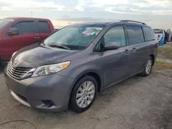 Salvage cars for sale at Riverview, FL auction: 2011 Toyota Sienna LE