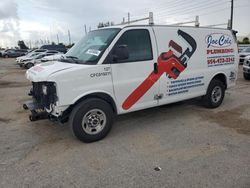 Vehiculos salvage en venta de Copart Miami, FL: 2017 GMC Savana G2500