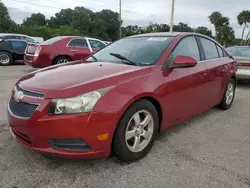 2012 Chevrolet Cruze LT en venta en Riverview, FL