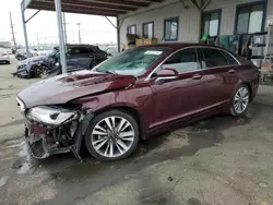 Salvage cars for sale at Los Angeles, CA auction: 2017 Lincoln MKZ Hybrid Reserve