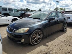 Flood-damaged cars for sale at auction: 2008 Lexus IS 250