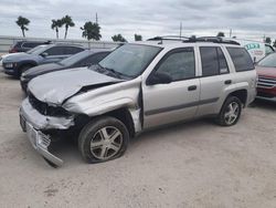 Salvage cars for sale at Arcadia, FL auction: 2005 Chevrolet Trailblazer LS