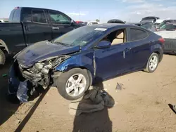 Salvage cars for sale at Brighton, CO auction: 2013 Hyundai Elantra GLS