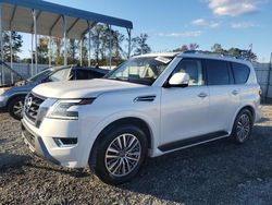 Salvage cars for sale at Spartanburg, SC auction: 2022 Nissan Armada SL