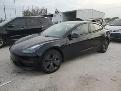 Salvage cars for sale at Riverview, FL auction: 2023 Tesla Model 3