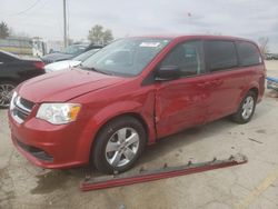 Salvage cars for sale at Pekin, IL auction: 2013 Dodge Grand Caravan SE