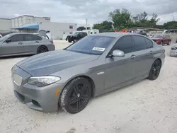 Salvage cars for sale at Opa Locka, FL auction: 2013 BMW 550 I