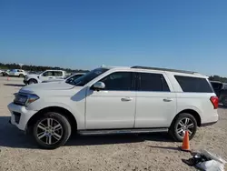 Salvage cars for sale at Houston, TX auction: 2022 Ford Expedition Max XLT