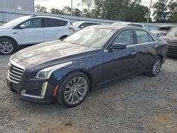 Salvage cars for sale at Gastonia, NC auction: 2017 Cadillac CTS Luxury