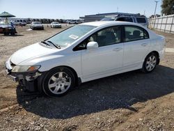 Honda salvage cars for sale: 2009 Honda Civic LX