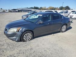 Salvage cars for sale from Copart Sacramento, CA: 2010 Honda Accord LX