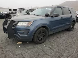 Vehiculos salvage en venta de Copart Colton, CA: 2017 Ford Explorer Police Interceptor