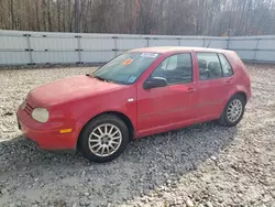 Salvage cars for sale at West Warren, MA auction: 2003 Volkswagen Golf GLS