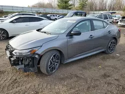 Nissan salvage cars for sale: 2024 Nissan Sentra SR