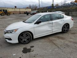 Honda Vehiculos salvage en venta: 2017 Honda Accord Sport