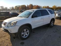 Salvage cars for sale at Chalfont, PA auction: 2012 GMC Acadia SLE