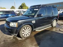 Land Rover salvage cars for sale: 2012 Land Rover LR4 HSE Luxury