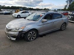 Salvage cars for sale at Dunn, NC auction: 2016 Honda Accord EXL