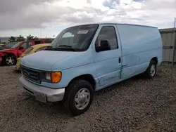 Ford salvage cars for sale: 2005 Ford Econoline E150 Van