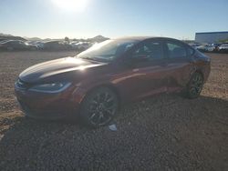 Salvage cars for sale at Phoenix, AZ auction: 2015 Chrysler 200 S