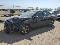 Salvage cars for sale at Houston, TX auction: 2020 Nissan Sentra SV