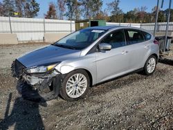 Salvage cars for sale at Spartanburg, SC auction: 2016 Ford Focus Titanium