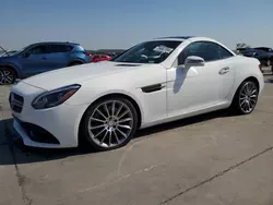 Salvage cars for sale at Grand Prairie, TX auction: 2017 Mercedes-Benz SLC 300