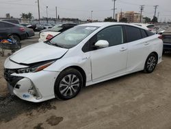 Toyota salvage cars for sale: 2021 Toyota Prius Prime LE