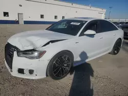 Salvage cars for sale at Farr West, UT auction: 2017 Audi A6 Prestige