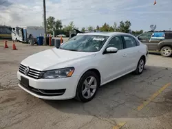 Salvage cars for sale at Pekin, IL auction: 2013 Volkswagen Passat SE