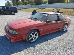 Salvage cars for sale at Gastonia, NC auction: 1989 Ford Mustang GT