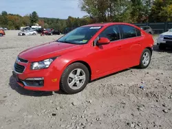 Salvage cars for sale at Candia, NH auction: 2016 Chevrolet Cruze Limited LT