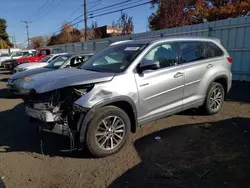 Toyota Highlander Hybrid salvage cars for sale: 2017 Toyota Highlander Hybrid