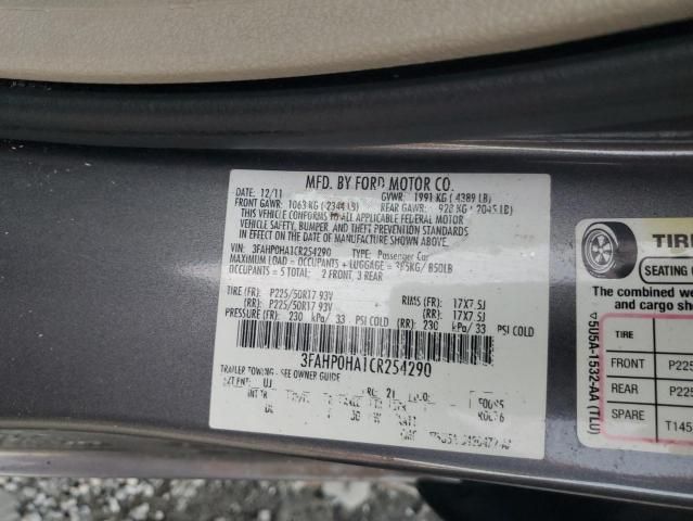 2012 Ford Fusion SE