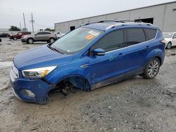 Carros salvage para piezas a la venta en subasta: 2018 Ford Escape Titanium