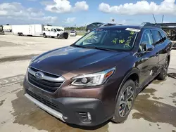 Subaru salvage cars for sale: 2021 Subaru Outback Touring