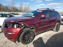 Salvage cars for sale at Leroy, NY auction: 2018 Jeep Grand Cherokee Laredo