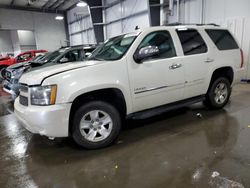 Salvage cars for sale at Ham Lake, MN auction: 2011 Chevrolet Tahoe K1500 LTZ