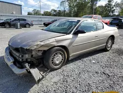 Salvage cars for sale at Gastonia, NC auction: 2002 Chevrolet Monte Carlo LS