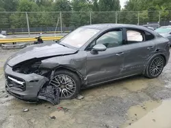 Salvage cars for sale at Waldorf, MD auction: 2021 Porsche Cayenne Turbo Coupe