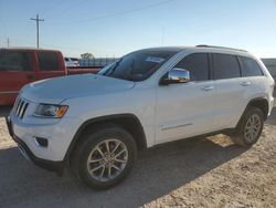 Salvage cars for sale at Andrews, TX auction: 2015 Jeep Grand Cherokee Limited