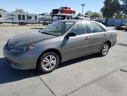 Salvage cars for sale at Sacramento, CA auction: 2005 Toyota Camry LE