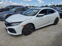 Flood-damaged cars for sale at auction: 2017 Honda Civic EX