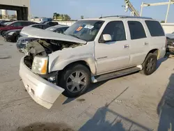 Salvage cars for sale at Kansas City, KS auction: 2002 Cadillac Escalade Luxury