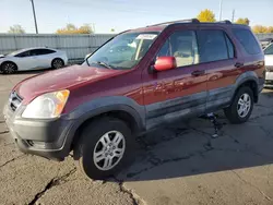 Honda cr-v ex Vehiculos salvage en venta: 2002 Honda CR-V EX