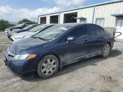 Honda salvage cars for sale: 2007 Honda Civic LX