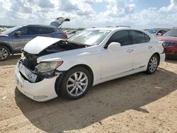 Salvage cars for sale at San Antonio, TX auction: 2008 Lexus LS 460