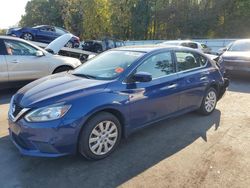 Salvage cars for sale at Glassboro, NJ auction: 2017 Nissan Sentra S